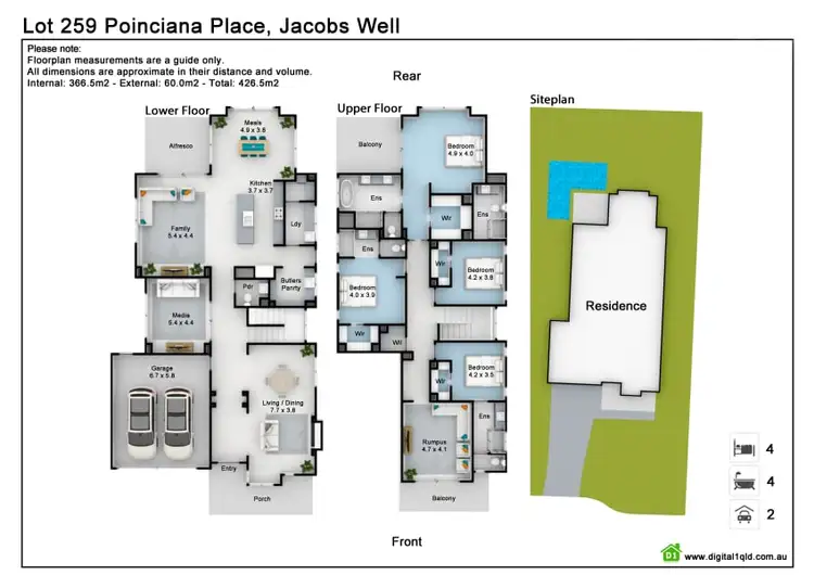 Floorplan of Homely house listing, 25 Alma Court, Villeneuve QLD 4514