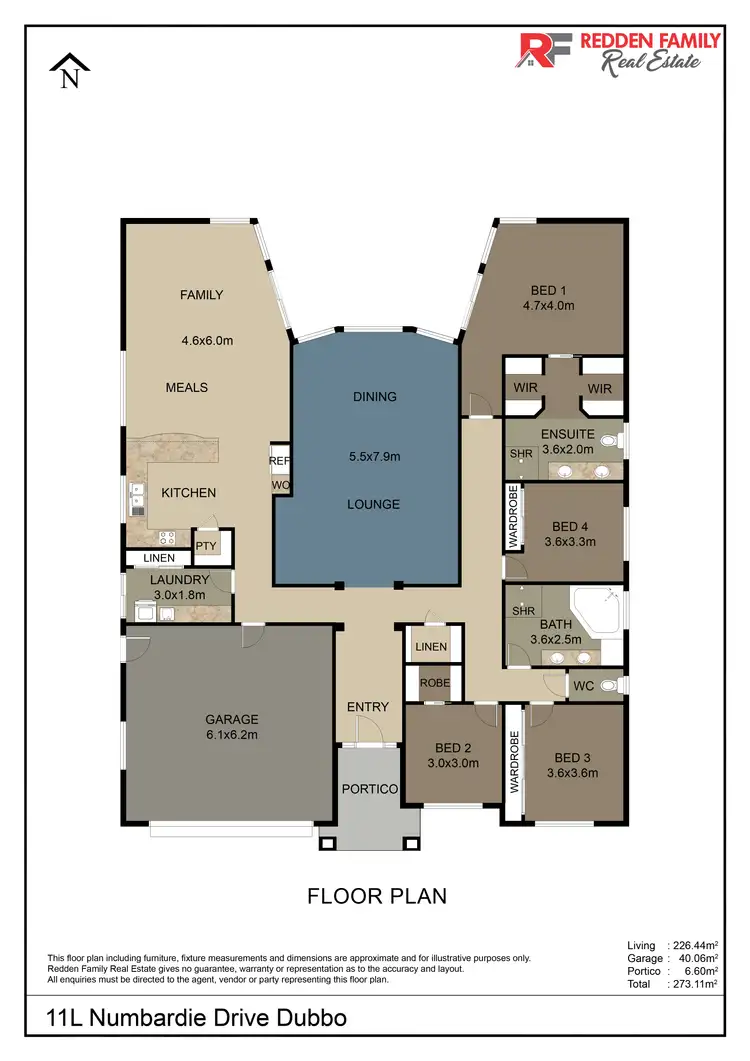 Floorplan of Homely rural property listing, 11L Numbardie Drive, Dubbo NSW 2830