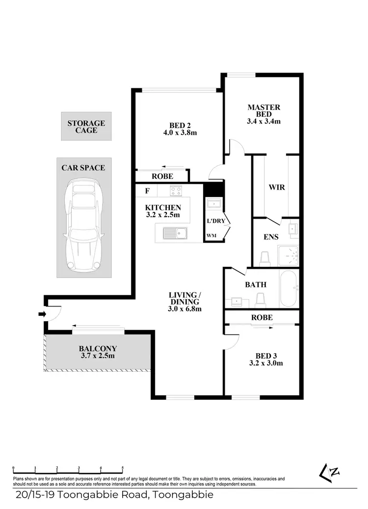 Floorplan of Homely apartment listing, 20/15 Toongabbie Road, Toongabbie NSW 2146