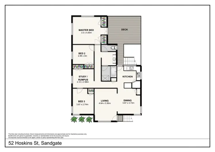 Floorplan of Homely house listing, 52 Hoskins St, Sandgate QLD 4017