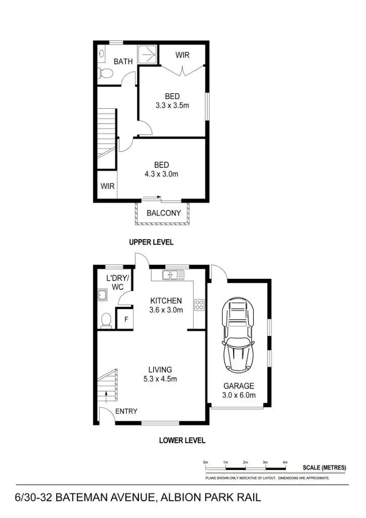 Floorplan of Homely townhouse listing, 6/30-32 Bateman Avenue, Albion Park Rail NSW 2527