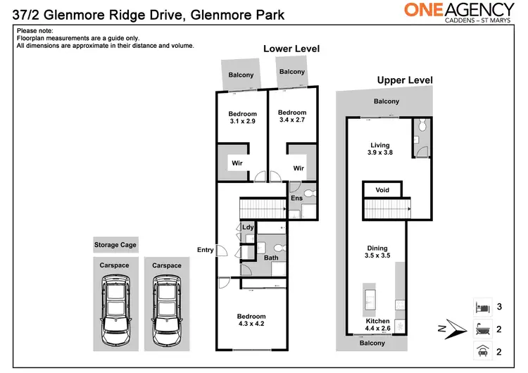 Floorplan of Homely apartment listing, 37/2 Glenmore Ridge Drive, Glenmore Park NSW 2745