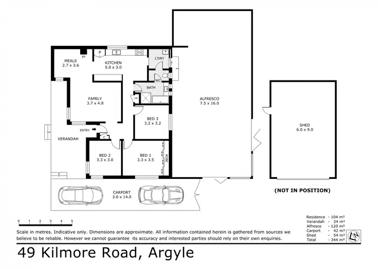 Floorplan of Homely house listing, 49 Kilmore Road, Heathcote VIC 3523