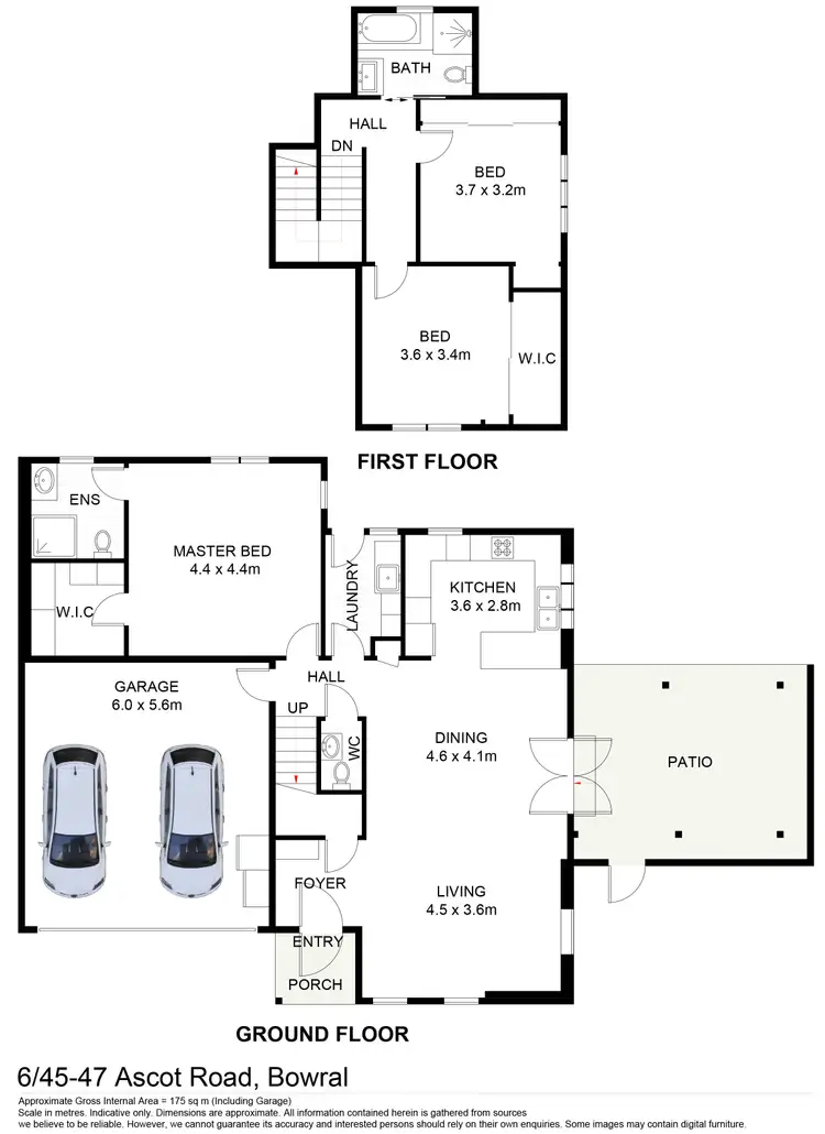 Floorplan of Homely townhouse listing, 6/45-47 Ascot Road, Bowral NSW 2576