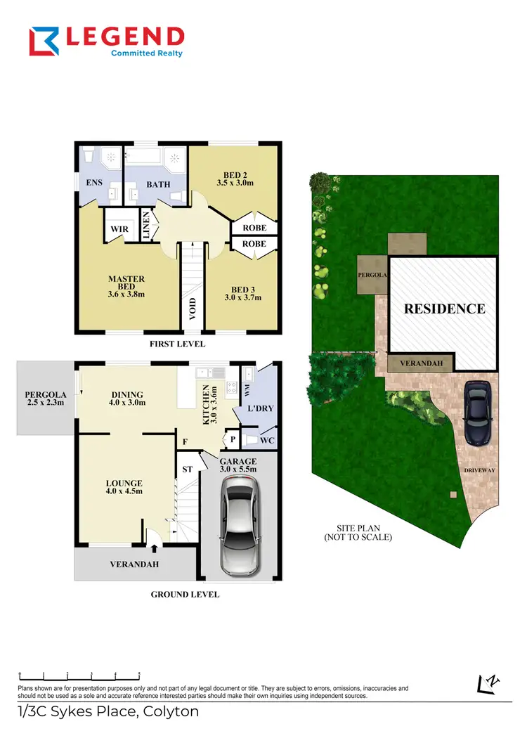 Floorplan of Homely house listing, 1/3 Sykes Place, Colyton NSW 2760