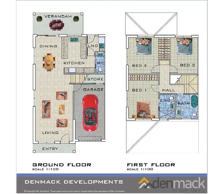 Floorplan of Homely townhouse listing, 77/6 White Ibis Drive, Griffin QLD 4503