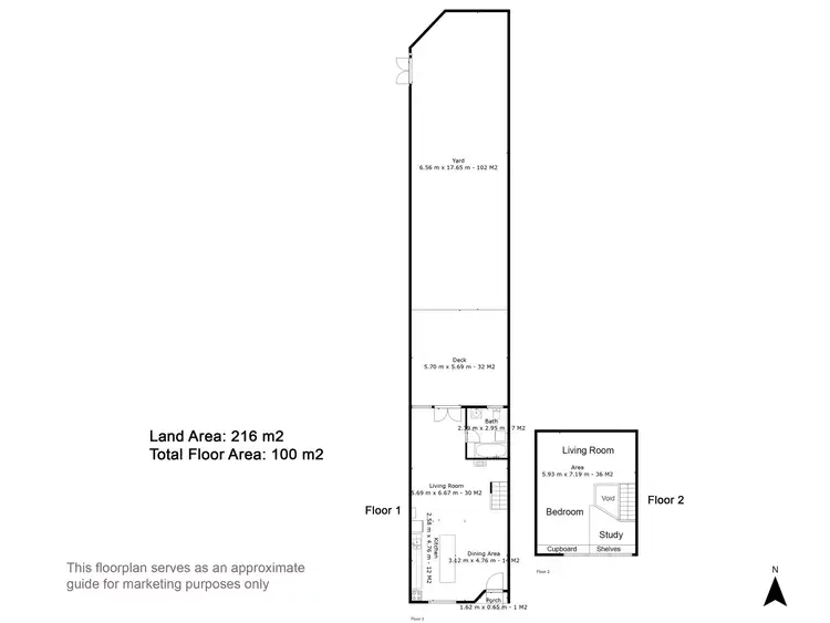 Floorplan of Homely house listing, 1 Market Court, Reservoir VIC 3073