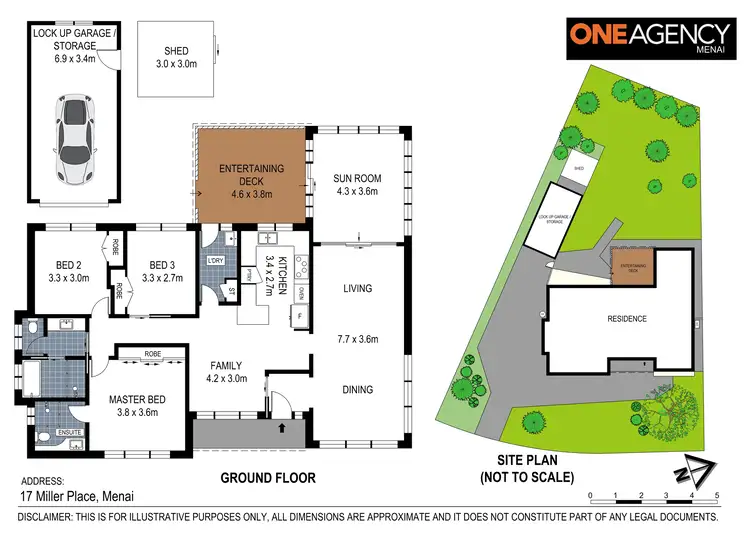 Floorplan of Homely house listing, 17 Miller Place, Menai NSW 2234