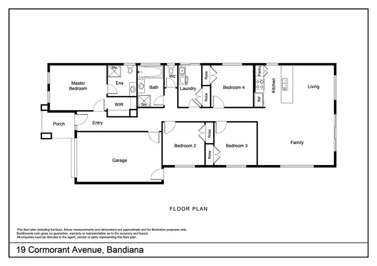 Floorplan of Homely house listing, 19 CORMORANT AVENUE, Bandiana VIC 3691