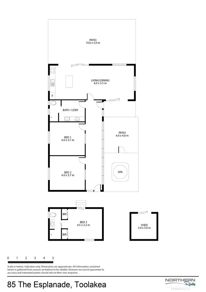 Floorplan of Homely house listing, 85 The Esplanade, Toolakea QLD 4818