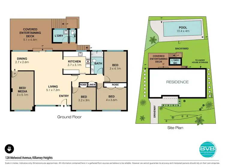Floorplan of Homely house listing, 128 Melwood Avenue, Killarney Heights NSW 2087