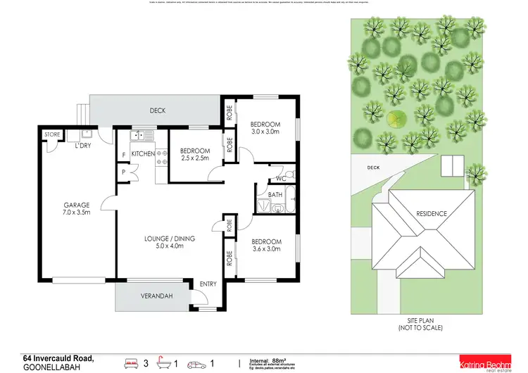 Floorplan of Homely house listing, 64 Invercauld Road, Goonellabah NSW 2480
