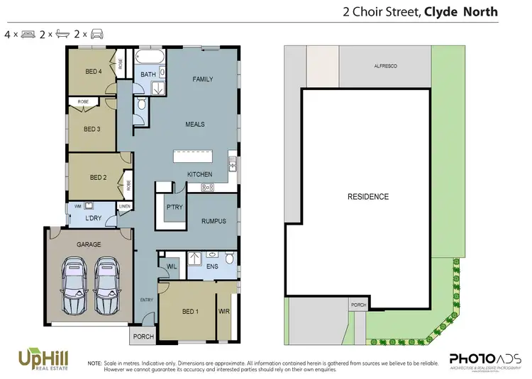 Floorplan of Homely house listing, 2 Choir Street, Clyde North VIC 3978
