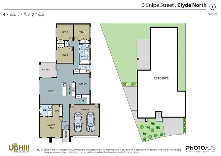 Floorplan of Homely house listing, 3 Snipe Street, Clyde North VIC 3978