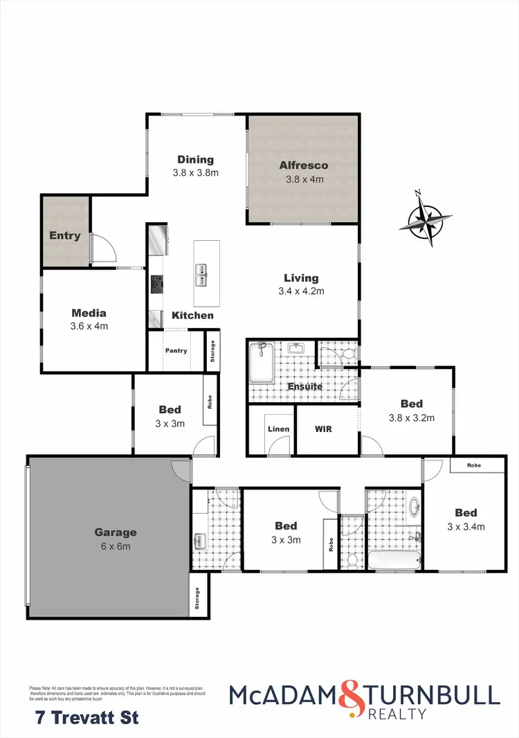 Floorplan of Homely house listing, 7 Trevatt Street, Westbrook QLD 4350