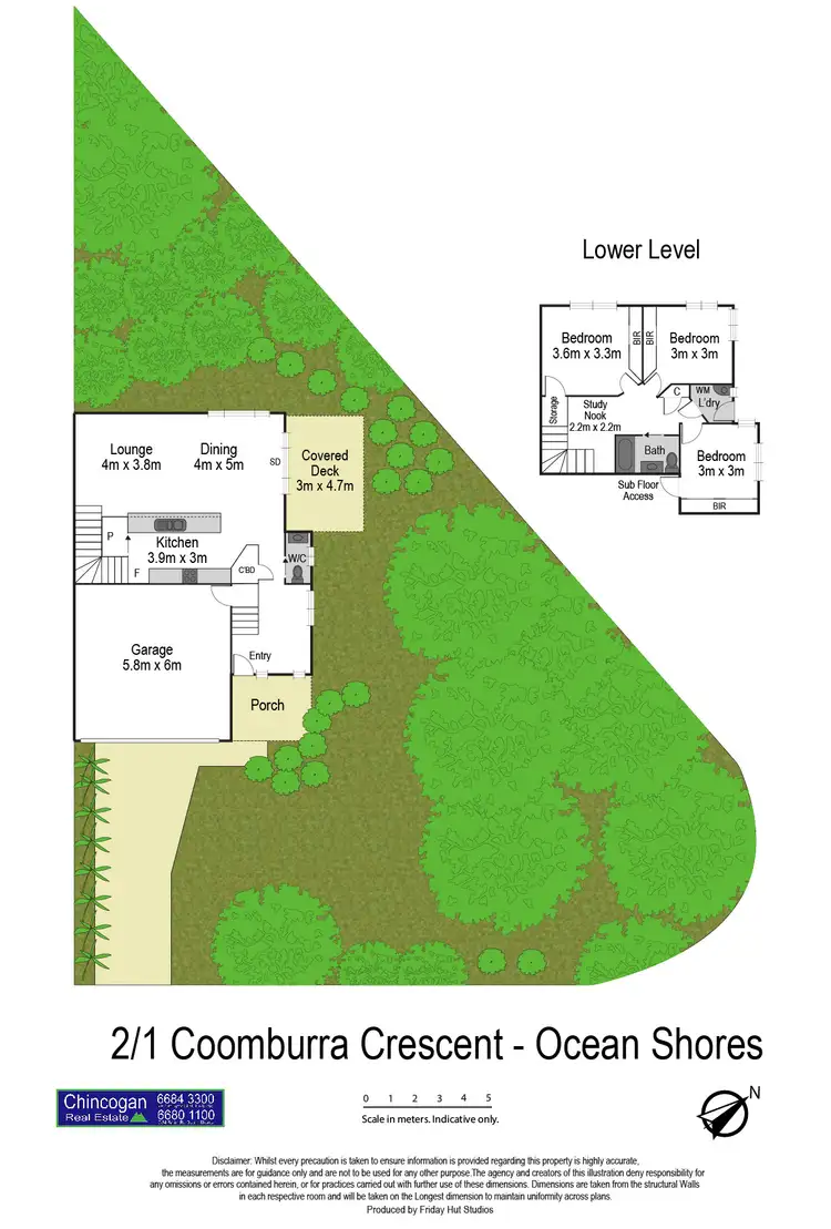 Floorplan of Homely house listing, 2/1 Coomburra Crescent, Ocean Shores NSW 2483