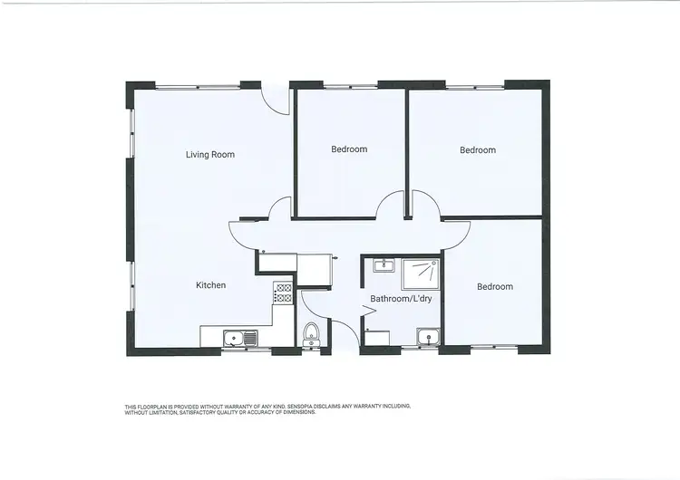 Floorplan of Homely house listing, 13 COLEMAN COURT, Dartmouth VIC 3701