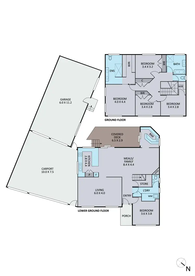 Floorplan of Homely house listing, 10 Embley Glade, Endeavour Hills VIC 3802