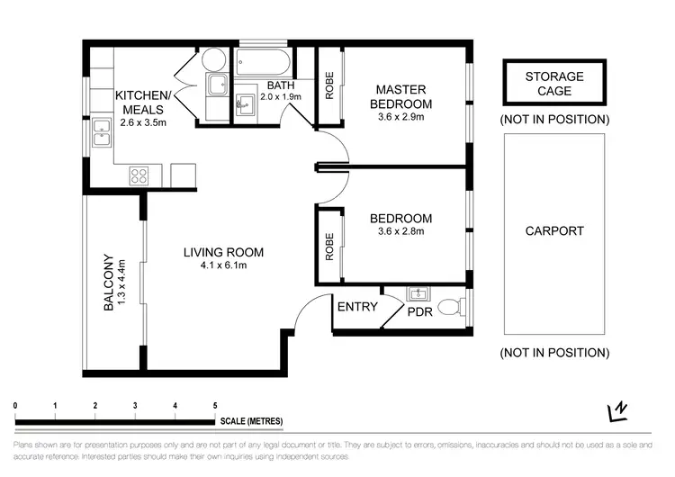 Floorplan of Homely apartment listing, 13/836 Pascoe Vale Road, Glenroy VIC 3046