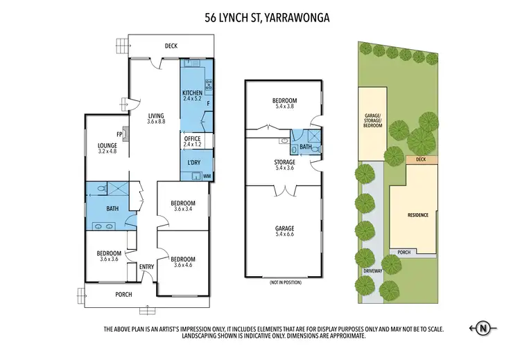 Floorplan of Homely house listing, 56 Lynch Street, Yarrawonga VIC 3730