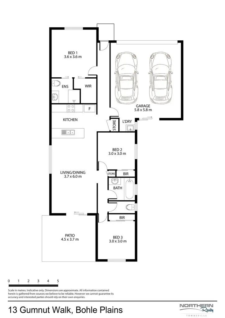 Floorplan of Homely house listing, 13 Gumnut Walk, Bohle Plains QLD 4817