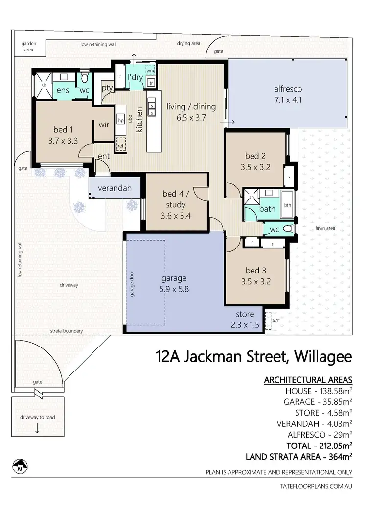 Floorplan of Homely house listing, 12A Jackman Street, Willagee WA 6156
