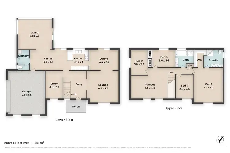Floorplan of Homely house listing, 55 Makepeace Place, Bellbowrie QLD 4070