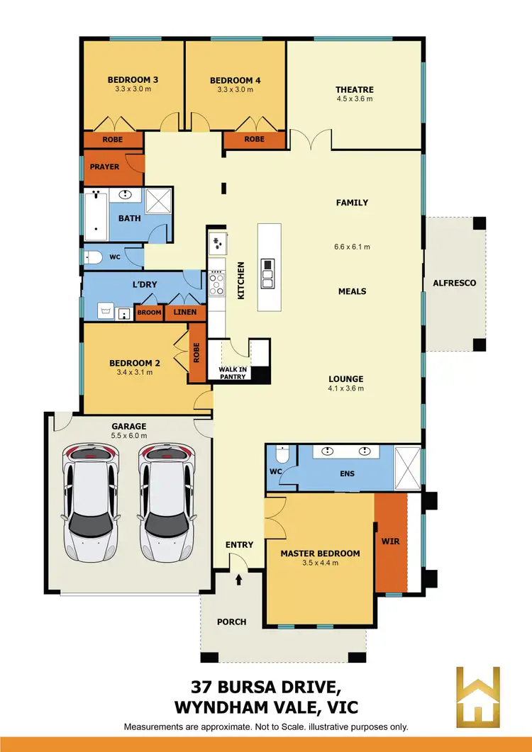 Floorplan of Homely house listing, 37 Bursa Drive, Wyndham Vale VIC 3024
