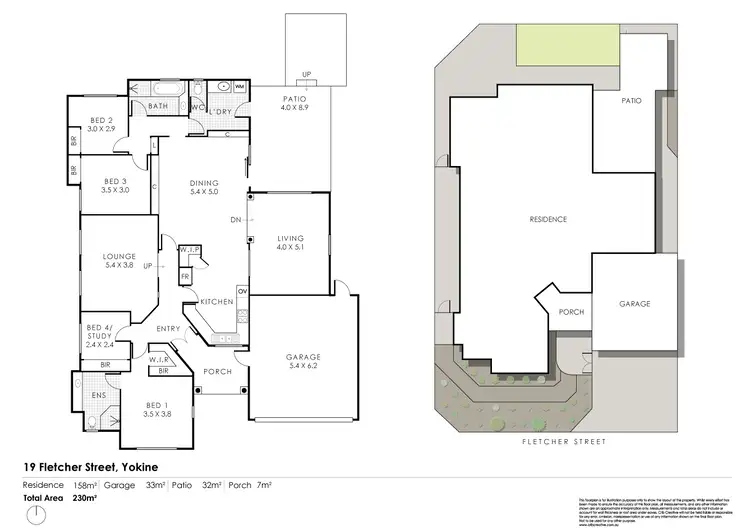 Floorplan of Homely house listing, 19 Fletcher Street, Yokine WA 6060