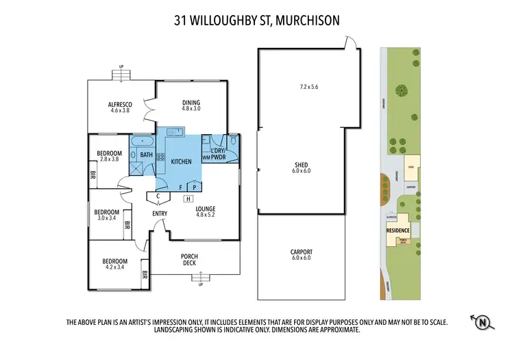 Floorplan of Homely house listing, 31 Willoughby Street, Murchison VIC 3610