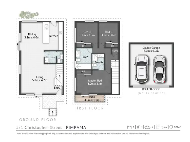 Floorplan of Homely townhouse listing, 5/1 Christopher Street, Pimpama QLD 4209