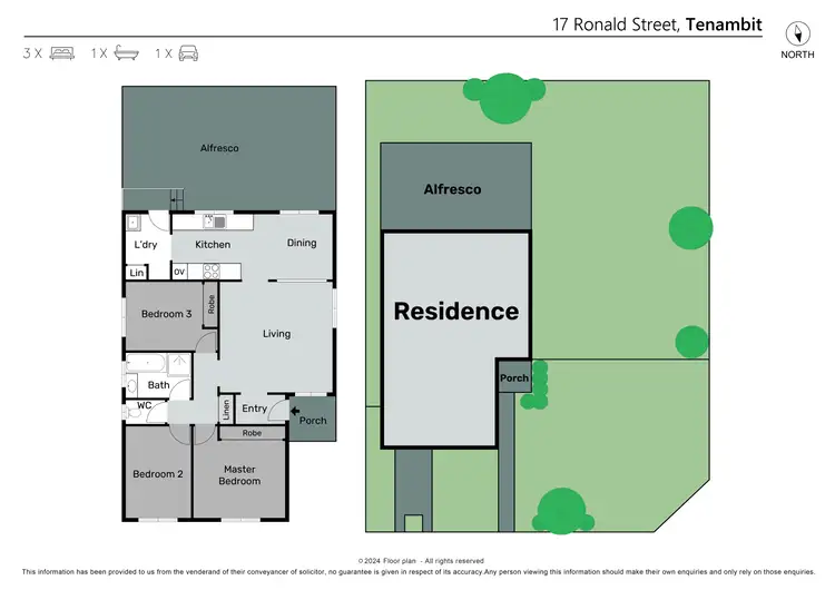 Floorplan of Homely house listing, 17 Ronald Street, Tenambit NSW 2323