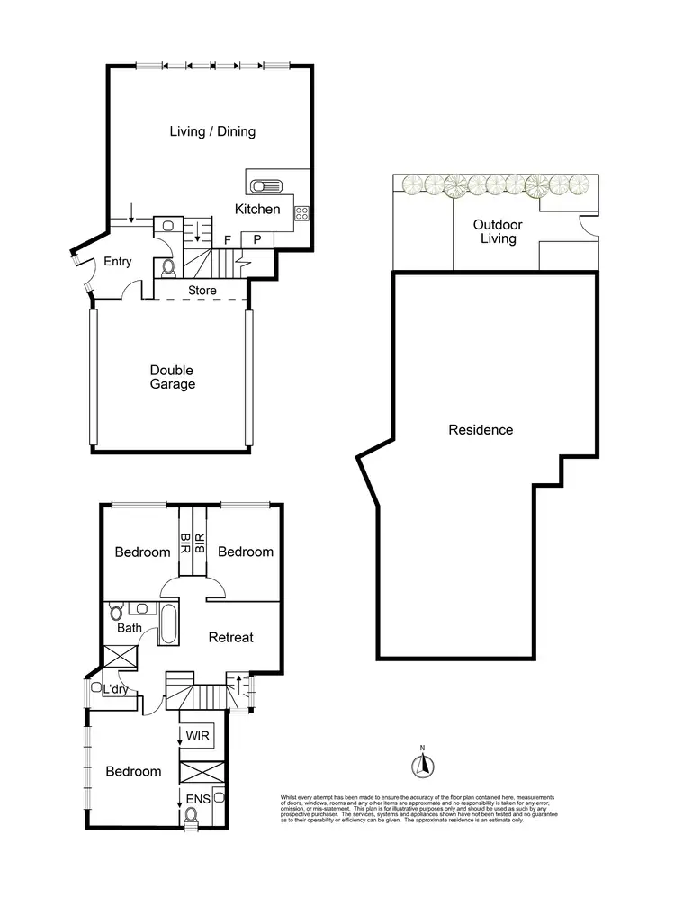 Floorplan of Homely townhouse listing, 4/34 Belmont Avenue North, Glen Iris VIC 3146