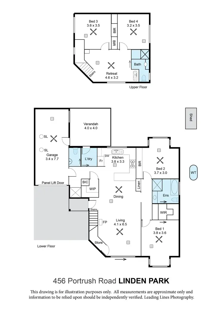 Floorplan of Homely house listing, 456 Portrush Road, Linden Park SA 5065
