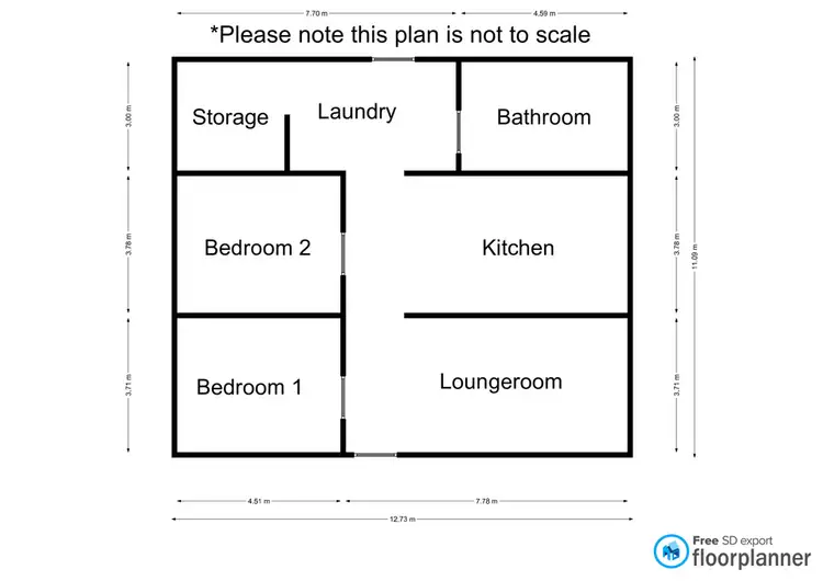 Floorplan of Homely house listing, 19 Macpherson Street, Nhill VIC 3418