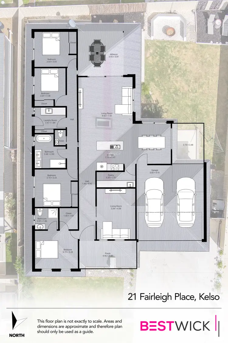 Floorplan of Homely house listing, 21 Fairleigh Place, Kelso NSW 2795
