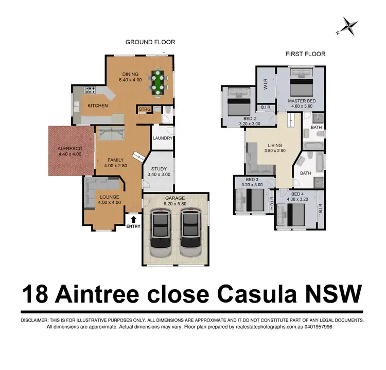 Floorplan of Homely house listing, 18 Aintree Close, Casula NSW 2170