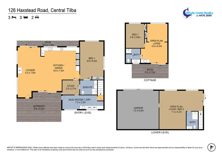Floorplan of Homely rural property listing, 126 Haxstead Road, Central Tilba NSW 2546