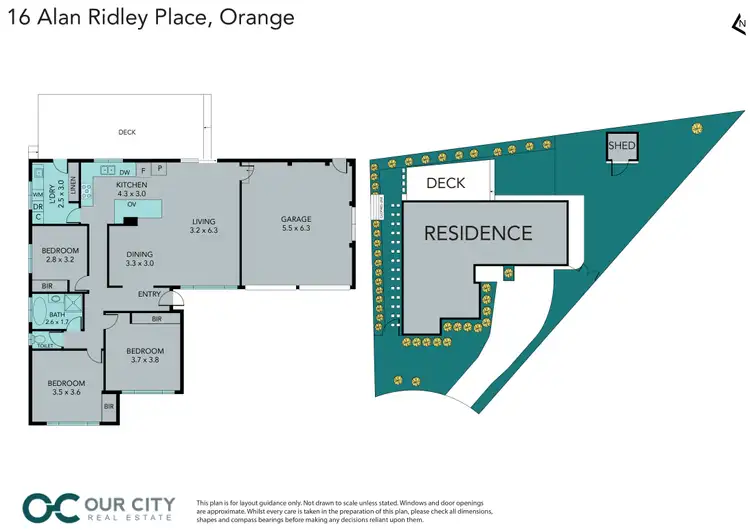 Floorplan of Homely house listing, 16 Alan Ridley Place, Orange NSW 2800