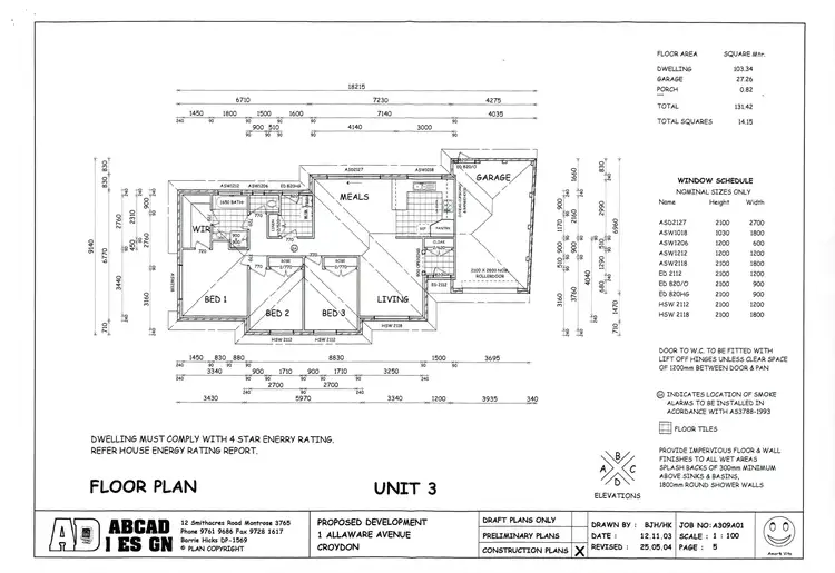 Floorplan of Homely house listing, 3/1 Allaware Avenue, Croydon VIC 3136