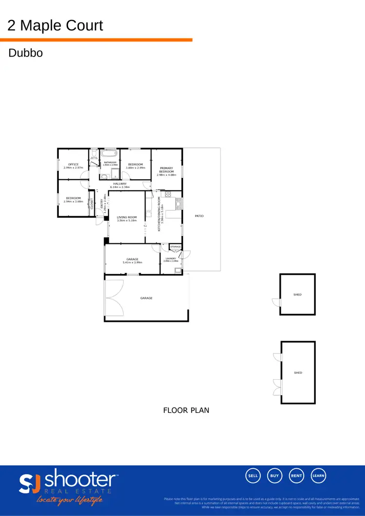 Floorplan of Homely house listing, 2 Maple Court, Dubbo NSW 2830