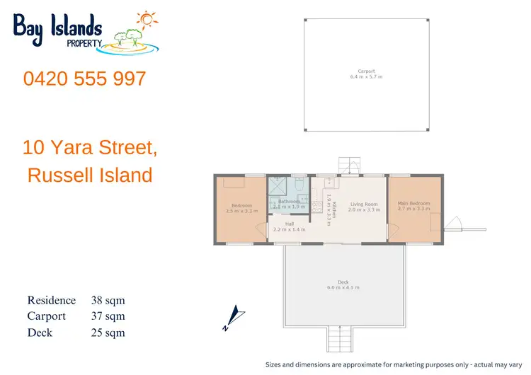 Floorplan of Homely house listing, 10 Yara Street, Russell Island QLD 4184