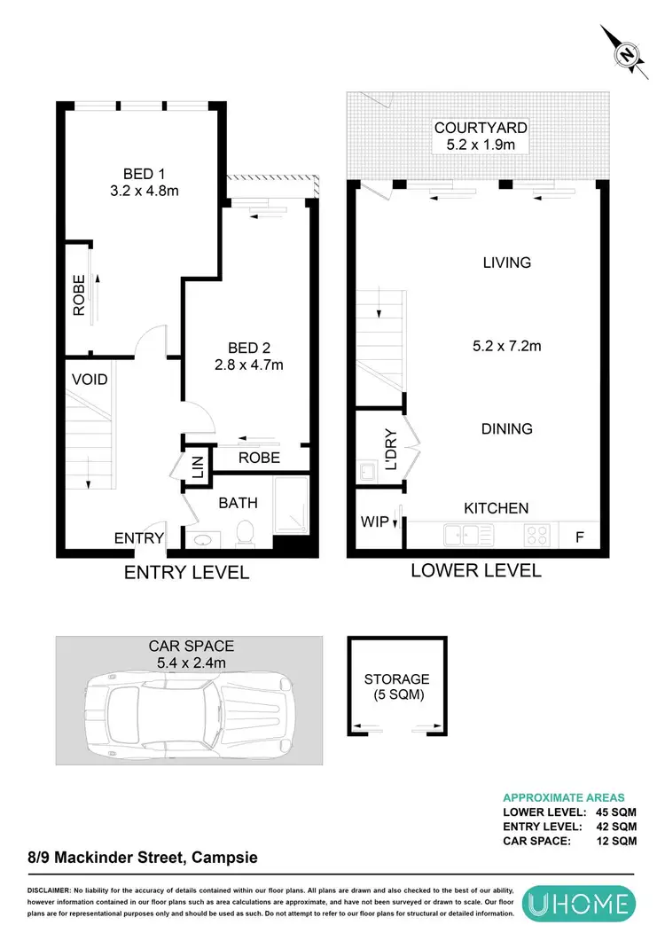 Floorplan of Homely apartment listing, 8/9 Mackinder Street, Campsie NSW 2194