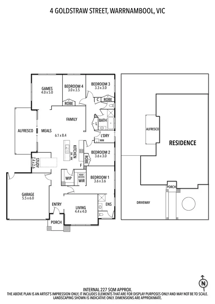 Floorplan of Homely house listing, 4 Goldstraw Esplanade, Warrnambool VIC 3280