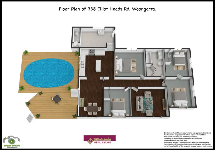 Floorplan of Homely house listing, 338 Elliott Heads Road, Woongarra QLD 4670