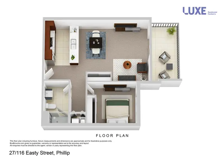 Floorplan of Homely apartment listing, 27/116 Easty Street, Phillip ACT 2606
