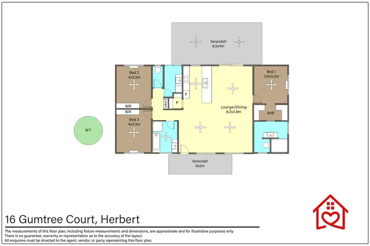Floorplan of Homely house listing, 16 Gumtree Court, Herbert NT 836