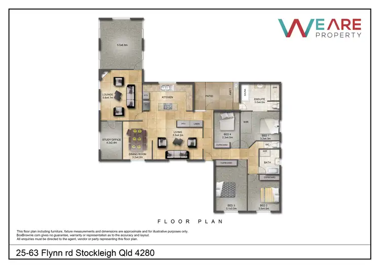 Floorplan of Homely house listing, 25-63 Flynn Road, Stockleigh QLD 4280