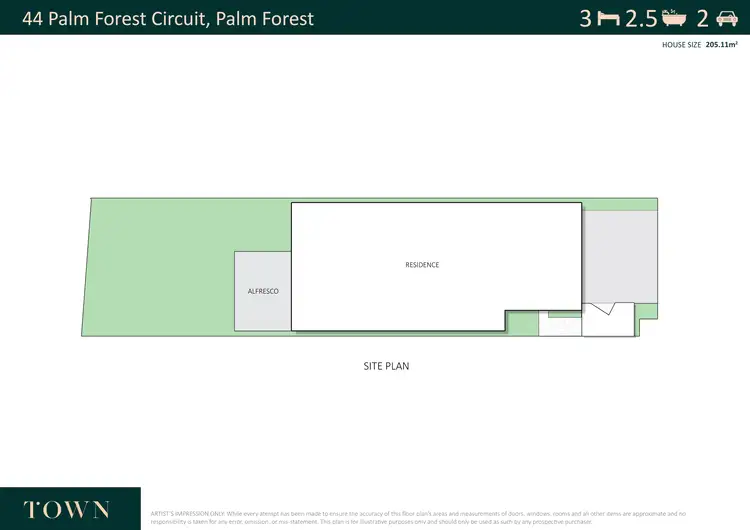 Floorplan of Homely house listing, 44 Palm Forest Circuit, Forest Glen QLD 4556