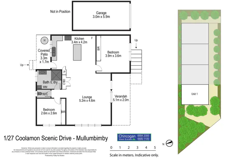 Floorplan of Homely townhouse listing, 1/27 Coolamon Scenic Drive, Mullumbimby NSW 2482